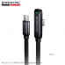 Кабель USB-C/USB-C BOROFONE BX126 1м, 60W, ПВХ, Black угловой