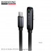 Кабель USB-C Lightning Borofoe BX126 1м, 30W, ПВХ, Black угловой