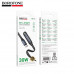 Кабель USB-C Lightning Borofoe BX126 1м, 30W, ПВХ, Black угловой