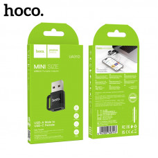 OTG переходник USB(AM)-Type-C(AF) HOCO UA31D Mini Size Black АКЦИЯ!!! КРАТНО 5 шт!