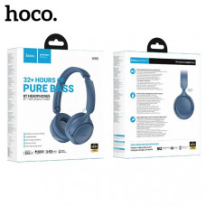 Гарнитура беспроводная полноразмерная Bluetooth HOCO W66 Blue. АКЦИЯ!!! Кратно 3 шт!