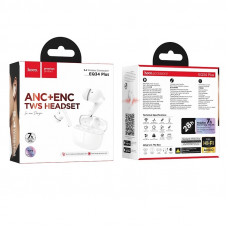 Гарнитура вакуумная Bluetooth HOCO EQ34 Plus Rima ANC+ENC White (App). АКЦИЯ!!! Кратно 3 шт!