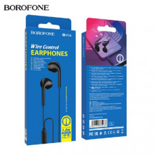 Гарнитура вкладыши BOROFONE BM54 Black АКЦИЯ!!! Кратно 20 шт!