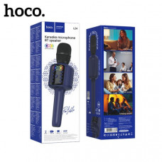 Микрофон беспроводной HOCO L24 Blue. АКЦИЯ!!! КРАТНО 2 шт!