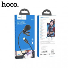 Микрофон проводной Hoco L14 Black АКЦИЯ!!! КРАТНО 2 шт!