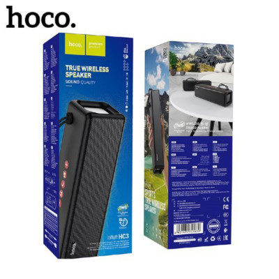 Портативная колонка Hoco HC3 Black АКЦИЯ!!! Кратно 3 шт!