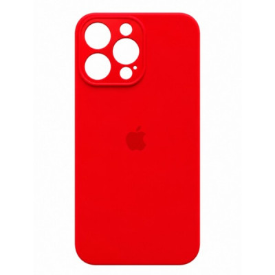 Чехол iP 15 Pro Max Silicone Case с закрытой камерой (Product Red)