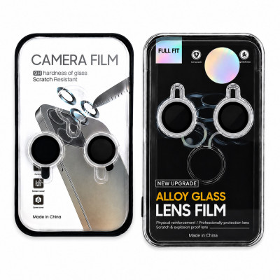 Защитные линзы для камеры iP 13 Full Fit  цвет Silver