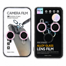 Защитные линзы для камеры iP 15/15 Plus Full Fit, цвет Pink Защитные линзы для камеры iP 15/15 Plus Full Fit, цвет Pink