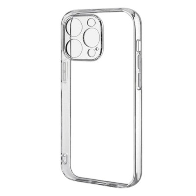 Чехол силиконовый iP 16 Pro прозрачный Clear Case 2.0mm, закрытая камера