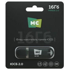 USB флеш-диск МФБ16  2.0 16Гб More Choice Black