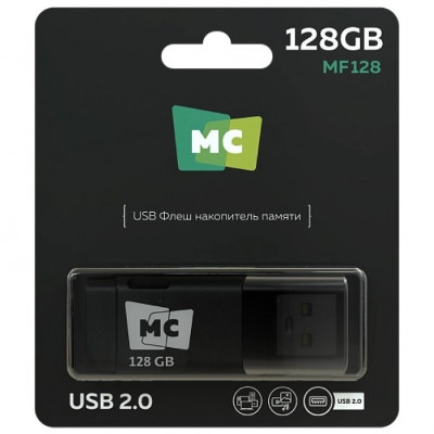 USB флеш-диск MF128 2.0 128Гб More Choice Black