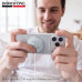 Беспроводное зарядное устройство BOROFONE BQ43 Adelanto 25W магнит White  Type-C , для смартфона с функцией беспроводной зарядки.