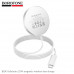 Беспроводное зарядное устройство BOROFONE BQ43 Adelanto 25W магнит White  Type-C , для смартфона с функцией беспроводной зарядки.