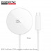 Беспроводное зарядное устройство BOROFONE BQ43 Adelanto 25W магнит White  Type-C , для смартфона с функцией беспроводной зарядки.