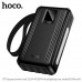 Внешний аккумулятор 20000 mAh HOCO J173 22.5W+PD20W+QC3.0 Black с 4 кабелями (USB-A/USB-C cable/Micro cable/Lightning) цифровой дисплей, 2 фонарика