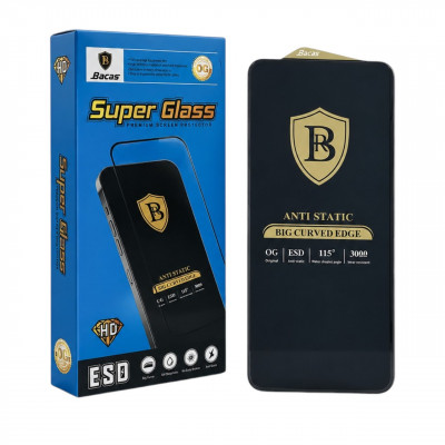 Стекло защитное O.G Bacas Super Glass Tecno Pova 6 ESD (10/1, техпак)