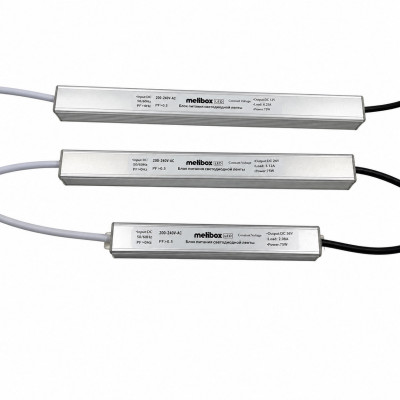 Блок питания Meltbox RS125 IP67 12V/3A 36W пыле-влагозащищенный (ультратонкий-карандаш)