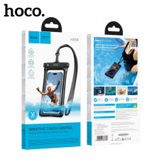 Чехол водонепроницаемый  HOCO HX54 Black. Материал: ПВХ + АБС-пластик. Подходит для устройств с диагональю экрана до 7,2 дюйма. Тип застёжки: защёлка/зажим; в комплекте длинный шнурок.
Воздушные камеры по краям предотвращают погружение чехла и повышают ег