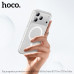 Чехол MagSafe Hoco iP 18 Pro/17 Pro матовый ребристый, White