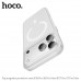 Чехол MagSafe Hoco iP 18 Pro Max/17 Pro Max матовый ребристый, White