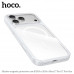 Чехол MagSafe Hoco iP 18 Pro Max/17 Pro Max силиконовый прозрачный, White