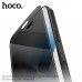 Стекло защитное Hoco антишпион iP 18 Pro Max( A42), автоустановка. Материал: алюминий высокой прочности 0,4 мм + PC + PET + высококачественный антистатический AB-клей 380; вес  34 г.
Гальваническое покрытие с защитой от отпечатков пальцев.В комплекте прис