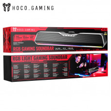Портативная колонка Hoco HC150 Luminar USB2.0 (Bluetooth 5.3; чип: Mountain View BP1032, динамики: 53х30 мм; мощность: 3 Вт х 2,материал: ABS-пластик + металлическая сетка; размеры: 375х73х70 мм; поддержка проводного (USB) и беспроводного (Bluetooth) подк
