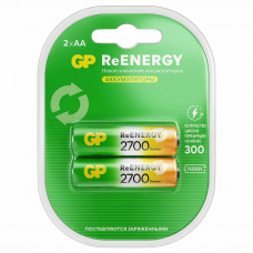 Аккумулятор GP HR06 ReENERRGY (2700mAh) BL-2