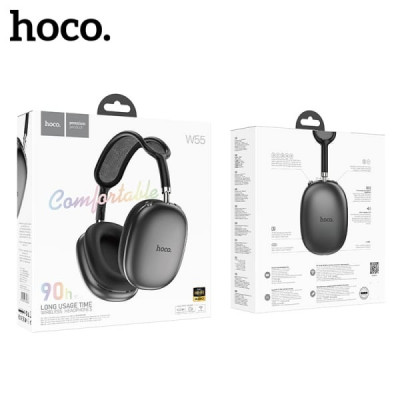 Гарнитура беспроводная полноразмерная Bluetooth HOCO W55 Grey. АКЦИЯ!!! Кратно 3 шт!