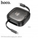 Набор путешественника HOCO U140 60W Black (Подставка для телефона, переходники: с Type-C на USB, с Type-C на Lightning, с Type-C на Micro,  Слот для СИМ-карты, Слот для TF-карты, скрепка для СИМ-карты, кабель быстрой зарядки Type-C/Type-C)