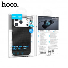 Чехол MagSafe Hoco Phantom iP 18 Pro Max/17 Pro Max, carbon Black1.Материал: PC+N52 магнит; Вес: 14g 2.Обработка поверхности: тактильная краска. 3.Та же текстура, что и у кевлара, с полной фактурой. 4.Сверхлегкий и сверхтонкий, невесомый и без нагрузки, с