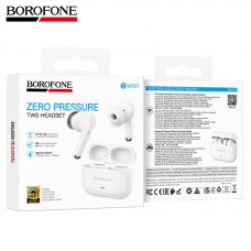 Гарнитура вакуумная Bluetooth Borofone BW101 Stellix  White Bluetooth 6.0. Чип: JL AC1123. Емкость аккумулятора: зарядный кейс 300 мАч, наушники 30 мАч. Время работы: 4 часа. Время ожидания: 200 часов.