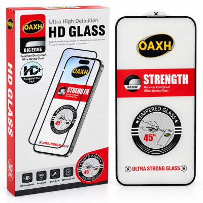 Стекло защитное O.G OAXH HD Glass Ultra Strong  iP 14 Pro/15 9H (10/1, техпак)