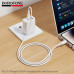 Кабель USB-C Lightning Borofone BX127 Regalo  1м, PD30W, TPE, White банка (кратно 20 шт.)