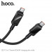 Кабель USB-C/USB-C HOCO U157 Fuente PD60W 1.2м Black, TPE Передача данных, Сердечник из чистой меди, цинковый сплав.