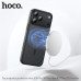 Чехол MagSafe Hoco iP 18 Pro Max /17 Pro Max матовый ребристый, Black
