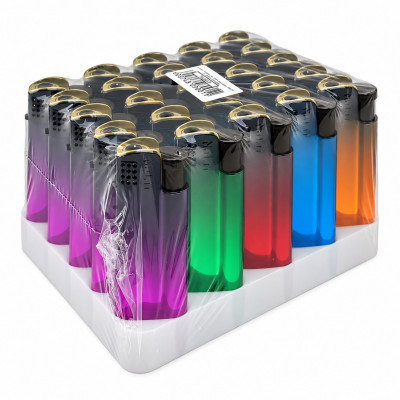Зажигалка газовая NL-606 кремневая, 25шт в уп. Продается кратно упаковке.