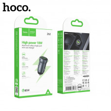 АЗУ USB HOCO Z62 3.0A 18W, Metal Gray АКЦИЯ!!! Кратно 3 шт! АЗУ USB HOCO Z62 3.0A 18W, Metal Gray АКЦИЯ!!! Кратно 3 шт!