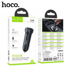 АЗУ-2USB-C HOCO Z54B PD60W, Metal Gray АКЦИЯ!!! Кратно 3 шт! АЗУ-2USB-C HOCO Z54B PD60W, Metal Gray АКЦИЯ!!! Кратно 3 шт!