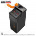 Внешний аккумулятор 30000 mAh Borofone DBT41 Harmony PD65W Black 2 USB выхода. 2 входа Type-C, LED Дисплей.