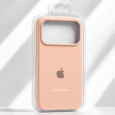 Чехол iP 18 Pro Max/17 Pro Max Silicone Case (76 Light Peach)