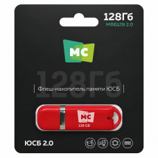 USB флеш-диск МФБ128 2.0 128Гб More Choice Red