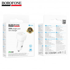 АЗУ-USB-C BOROFONE BZ34A Cloud PD20W, QC3.0A, White. АКЦИЯ!!! Кратно 5 шт!
