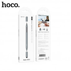 Стилус-ручка HOCO GM116 3-in-1 Silver Материал: алюминиевый сплав + силиконовый диск + серебряный кабель.Процесс: окрашивание + оксидация.Наконечник: силиконовый диск (для всех экранов) + шариковый наконечник (обычная замена) + наконечник из силиконовой н