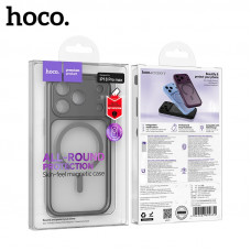 Чехол МagSafe Hoco Skin Shell iP 18 Pro Max закрытая камера, цвет Black
