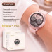 Часы Smart Watch FAIZFULL NERIA 5 PRO Pink +2 ремешка, АКБ 300мАч, 3,8V, дисплей 1,4, ВТ 6.0, зарядка магнитная-до 100% за 3 ч, защита IP68, более 100 спорт режимов, SpO2-анализ кислорода в крови, мониторинг эмоцион.состояния, мониторинг сна, голос. помощ