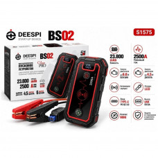 Автомобильное универсальное ПЗУ DEESPI BS02 23800mAh (12V, пик ток 2500A)
