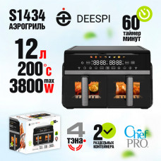 Аэрогриль Deespi  DEE-240 (3800W, 12л, таймер на-60 мин) 2-тэна