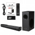 Саундбар 2.1 ELTRONIC Саундбар (20-11) SOUND SLICK 8 черный 1200W. Димамики Bar 2 2шт. Sab 4 1шт. Bluetooth 5.3, USB, HDMI, AUX в комплекте + пульт. Возможность крекления на стену. Размер Bar 480х69х61мм Sab 120х200х300мм.